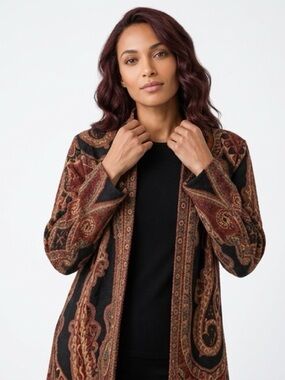 Vintage Putumayo Paisley Long Jacket